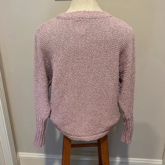 NWT!! St. John - Marled Foil Crewneck Sweater - Purple - Size Small - Picture 7 of 9